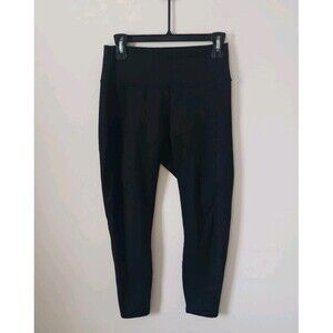 Fabletics‎ High Waisted Compression Leggings Black Workout Gym Yoga Stretch S